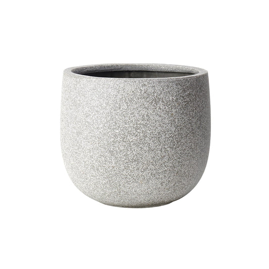 Grey Round Classic Planter - Large