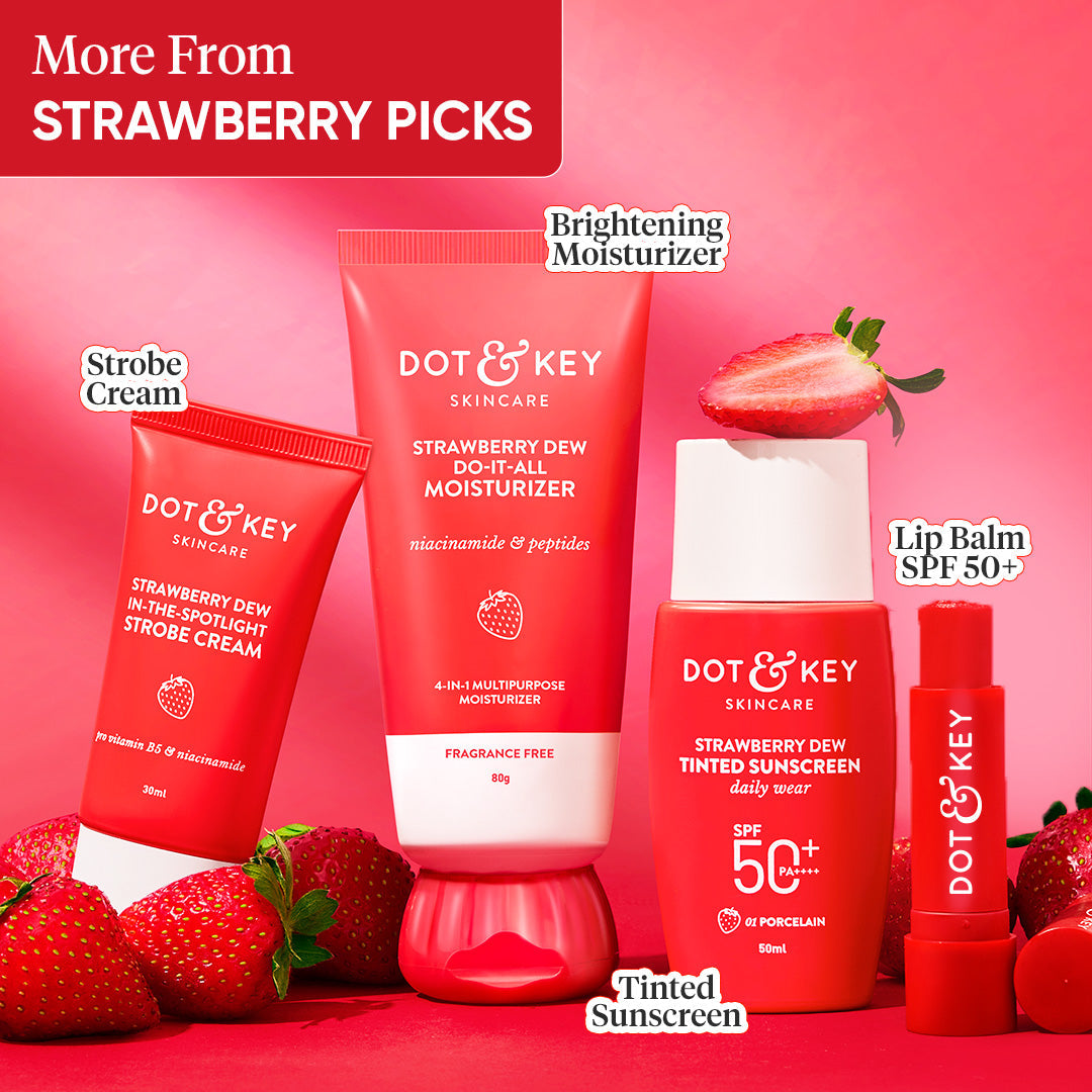 Strawberry + Niacinamide Moisturizer, Pack of 2 160g
