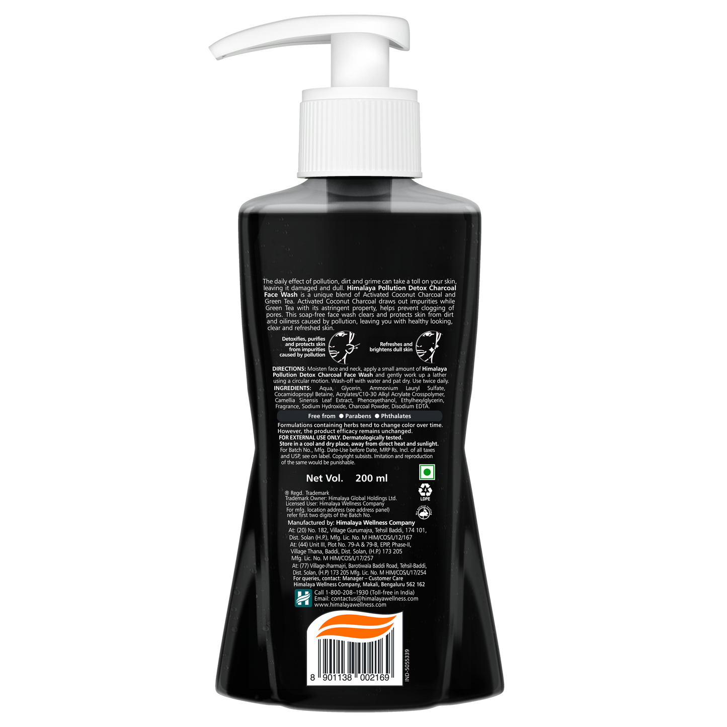 Himalaya Pollution Detox Charcoal Face Wash 50ml