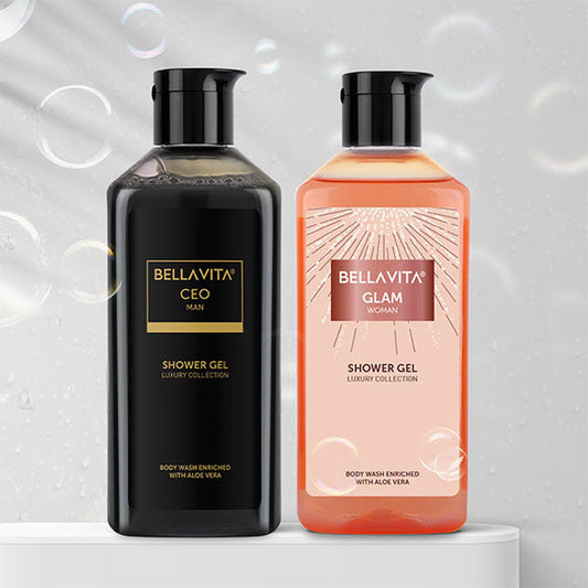 【Bella Vita】 Better Together Shower Gel Combo - 2 x 250ml|ベター トゥギャザー シャワージェル コンボ(グラムウーマン+CEO マン 2本)|250ml