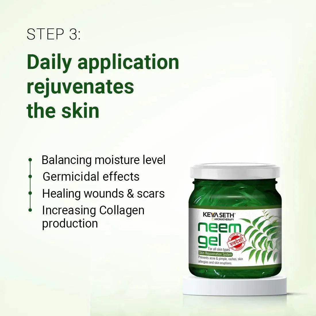 Neem Essential Skin Care Routine Kit for Oily & Acne Prone Skin for Men & Women I Facewash + Gel Moisturizer + Toner with Neem & Tulsi. 400ml