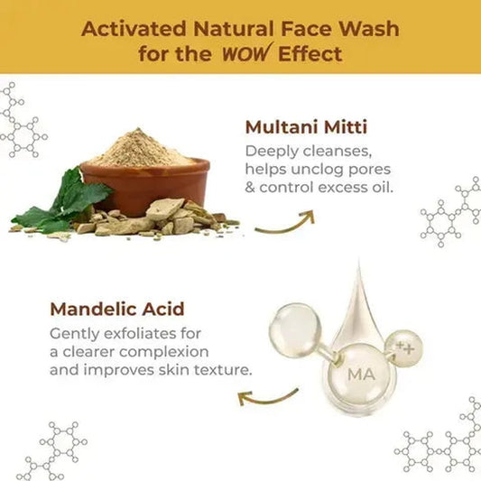 Multani Mitti Face Wash Deep Cleanse & Radiance Enhancement 100ml