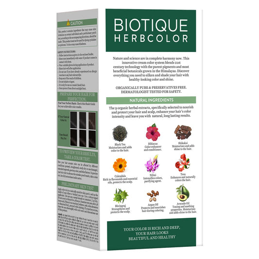 Biotique Herbcolor 3N Darkest Brown