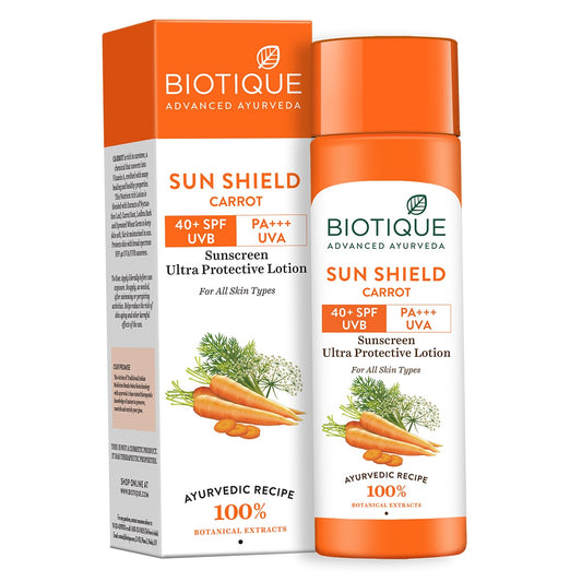 SUN SHIELD CARROT 40+SPF Sunscreen Lotion