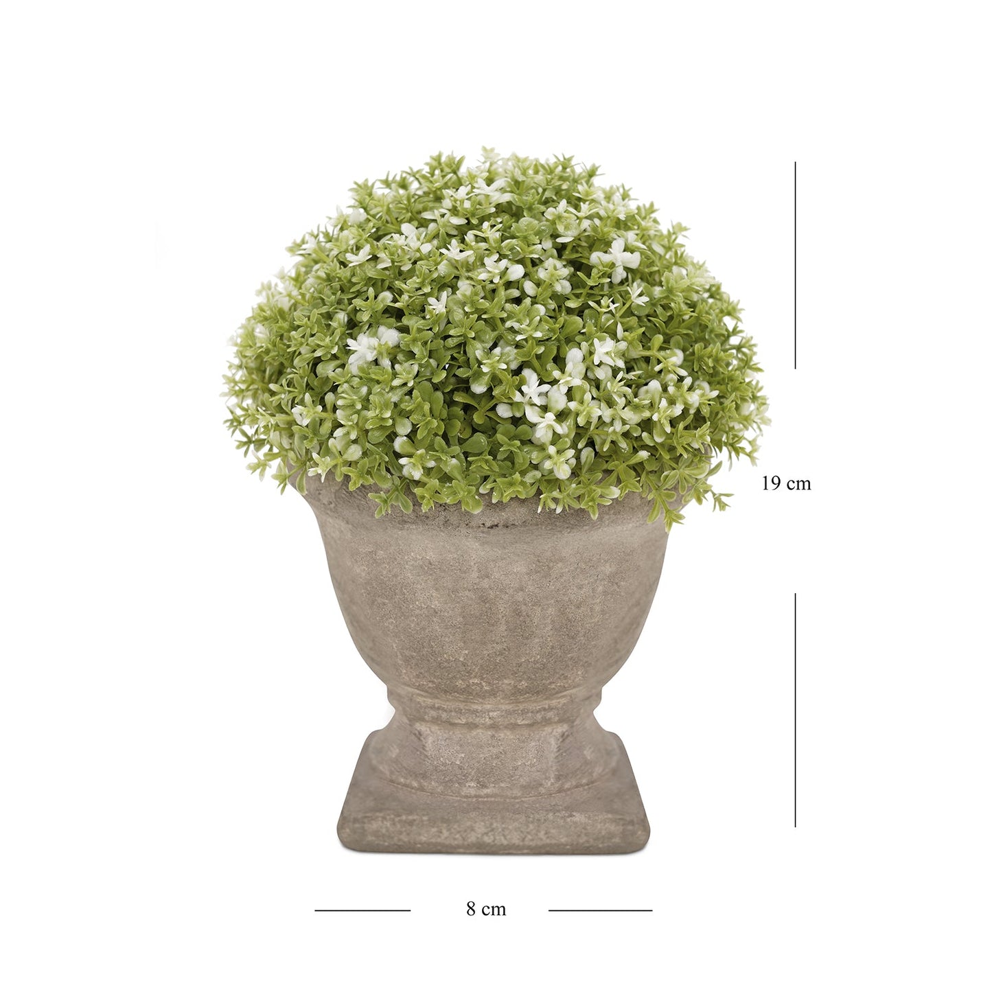 Green Faux Plant With Pot