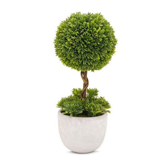 Green Artificial Plant with Pot