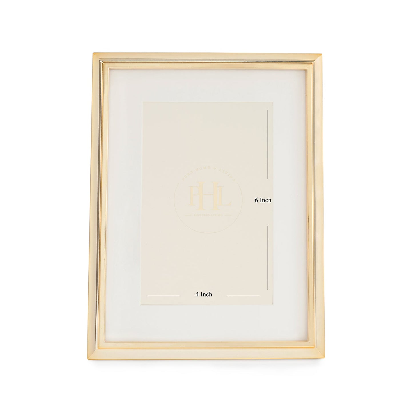 Gold Plated Classic Metal Photo Frame - Small