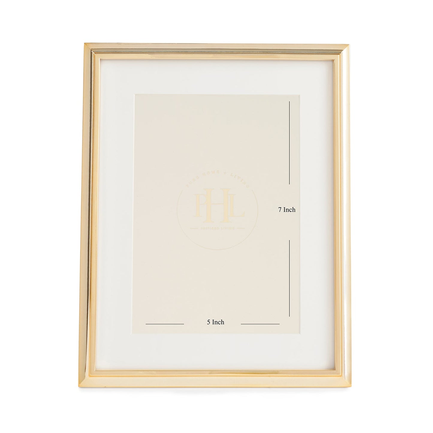 Gold Plated Classic Metal Photo Frame - Large