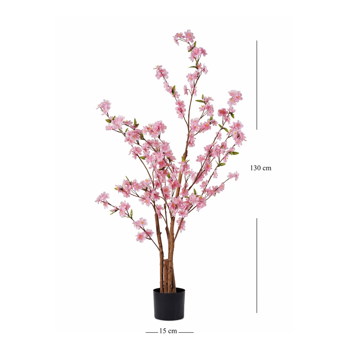 Pink Artificial Flower Plant with Pot