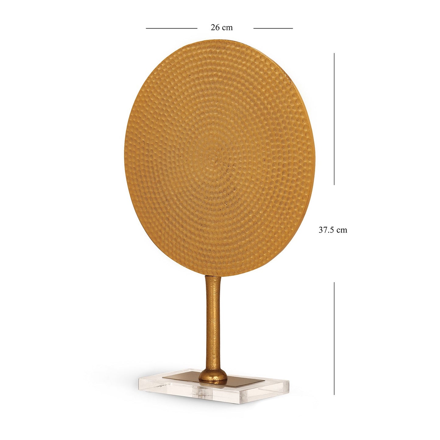 Embossed Gold Decorative Accent