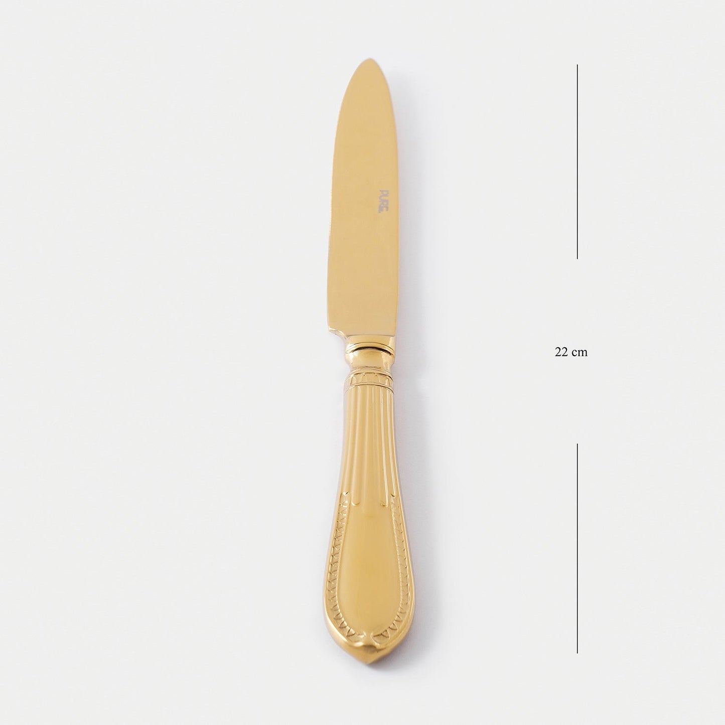 Set Of 4 Gold Victorian Dinner Knives