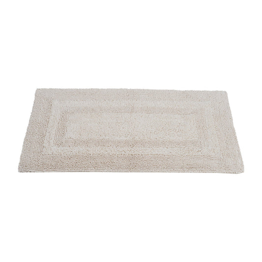 Off White Reversible Bathmat 75×45cm