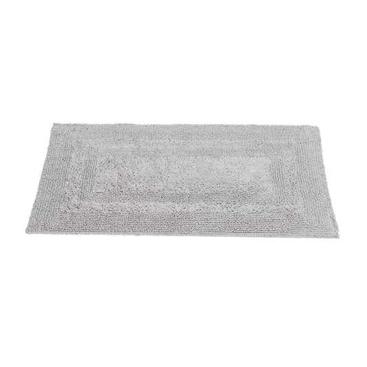 Grey Reversible Bathmat 75×45cm