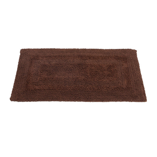 Brown Reversible Bathmat 75×45cm