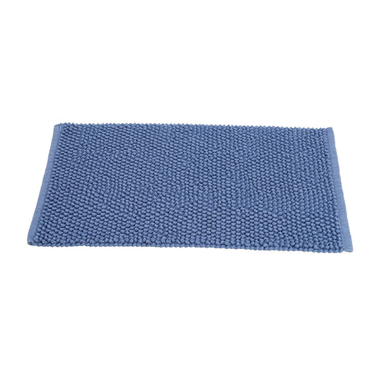 Blue Reversible Bathmat 75×45cm