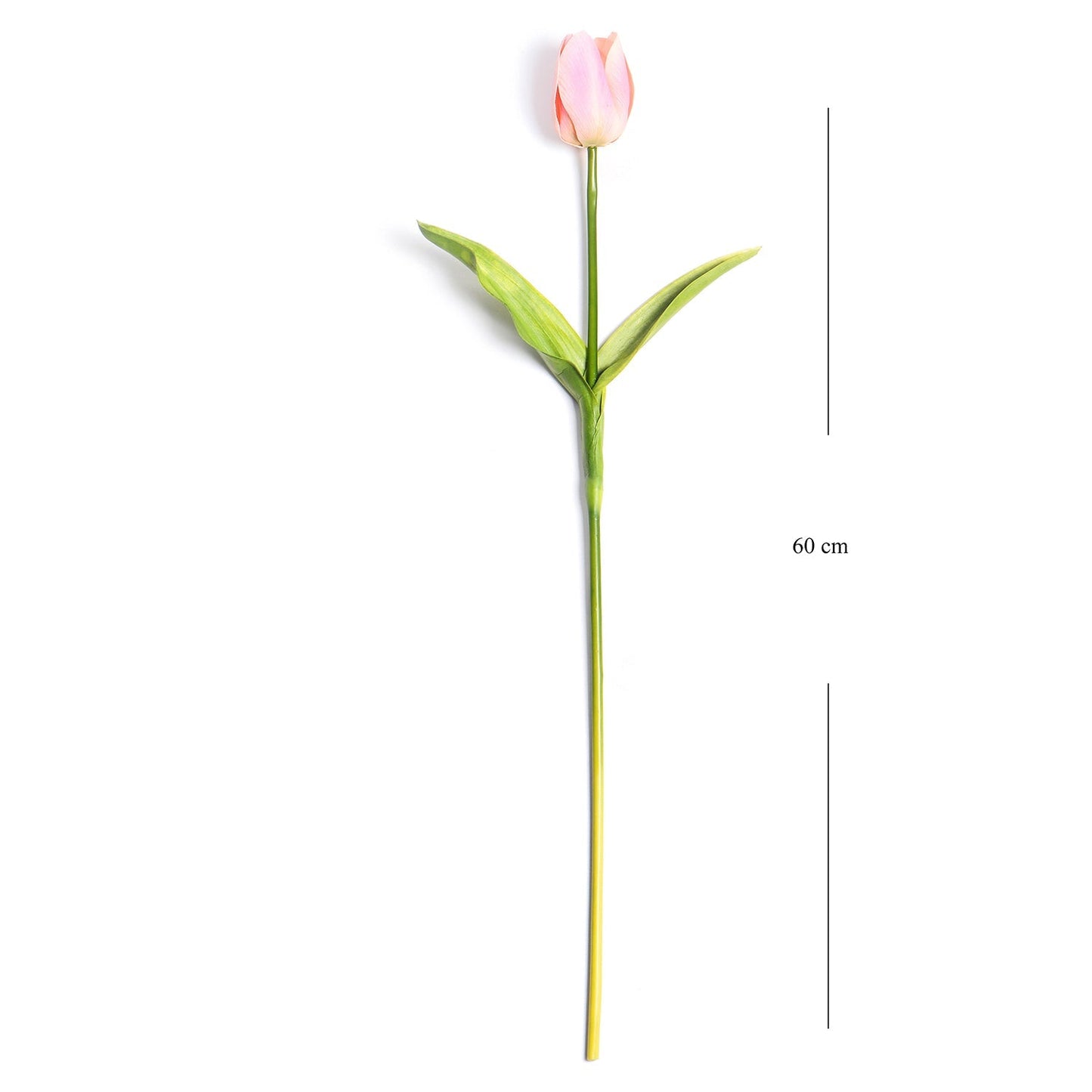 Pink Faux Tulip Spray Single