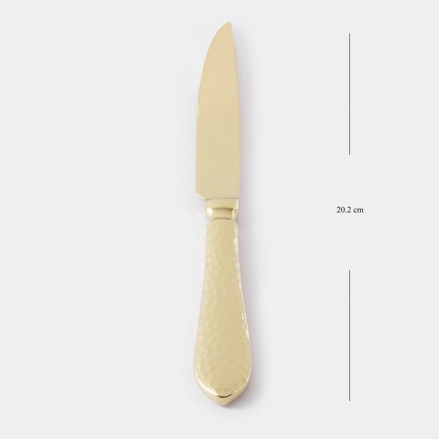 Set of 6 Gold Stainless Steel Dessert Knives
