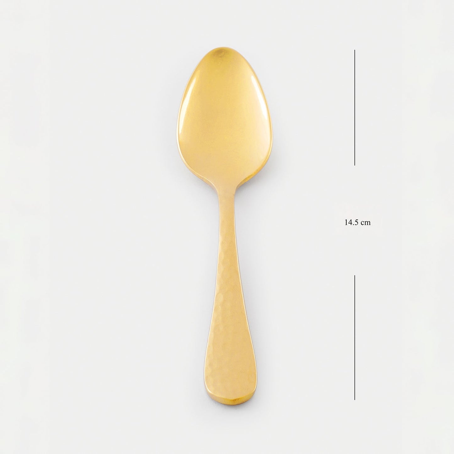 Set of 6 Gold Stainless Steel Tea Spoons