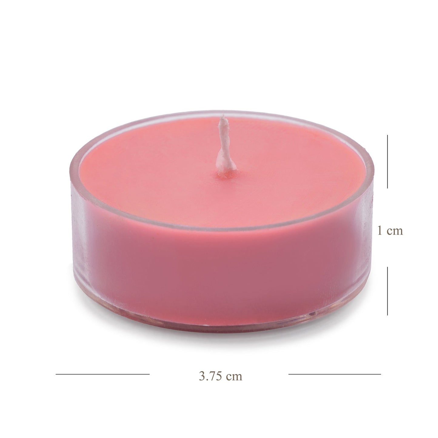 Set of 24 Pink Island Fruit T-Light Candles