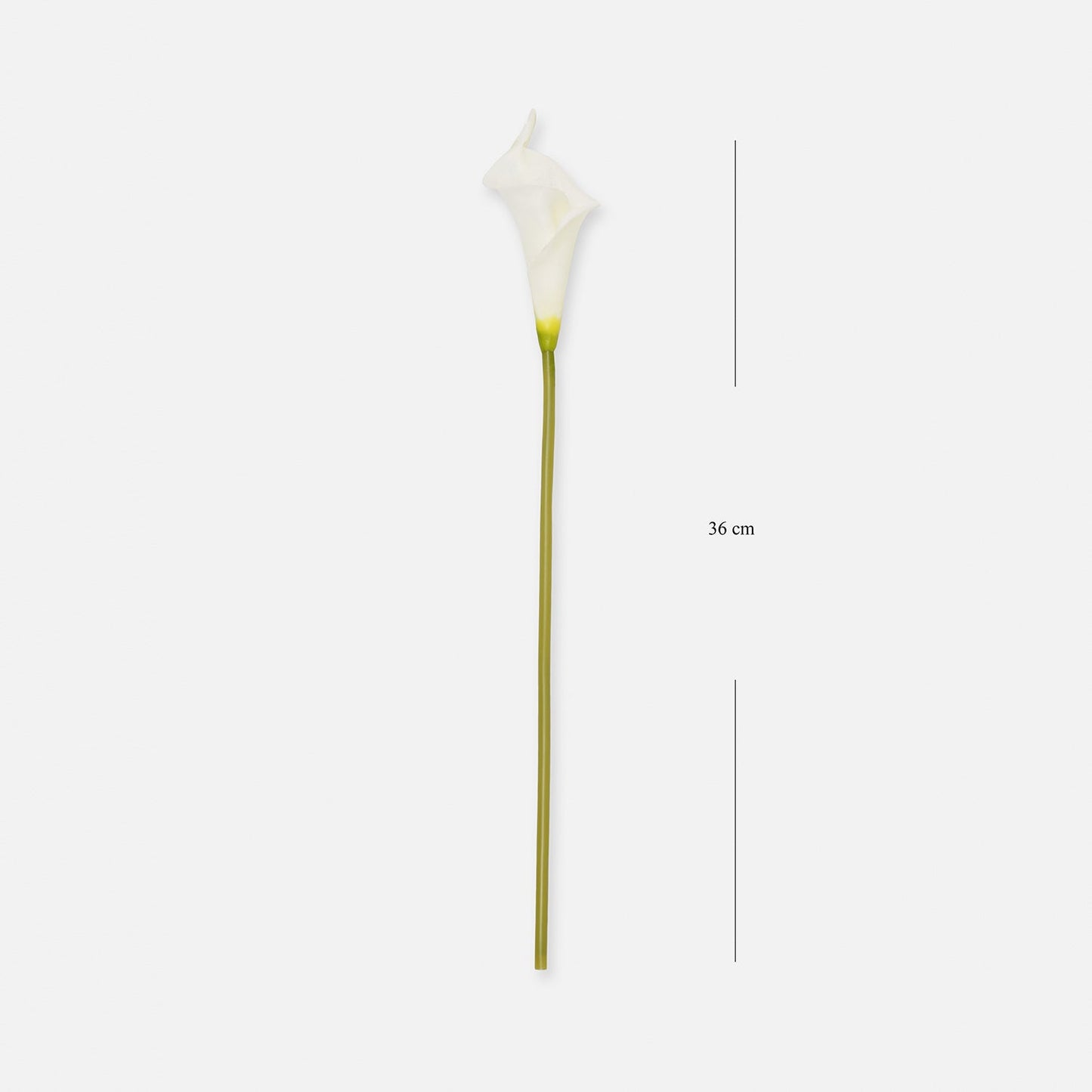 Ivory Calla Lily Artificial Flower Stem - Single