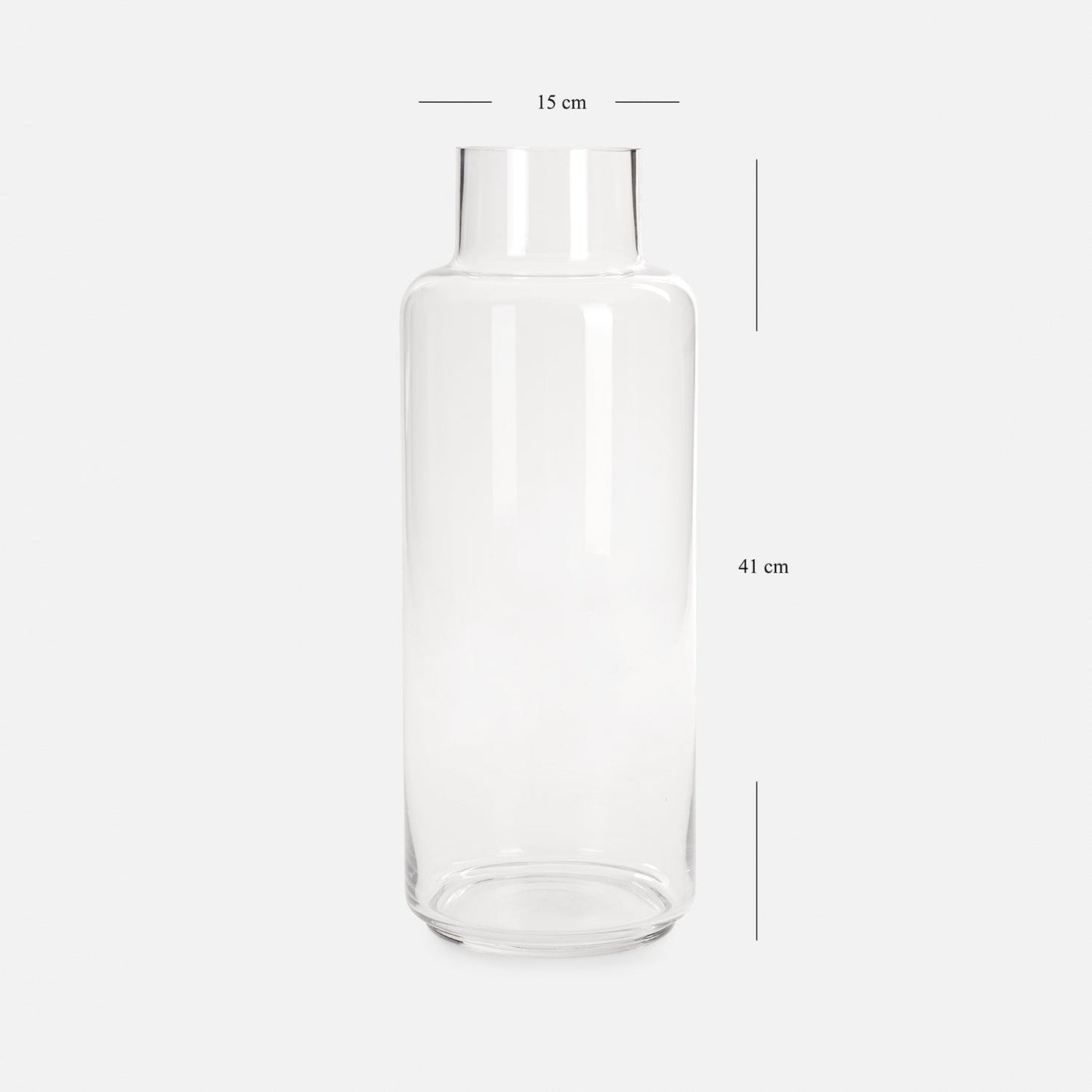 Transparent Glass Vase - Small