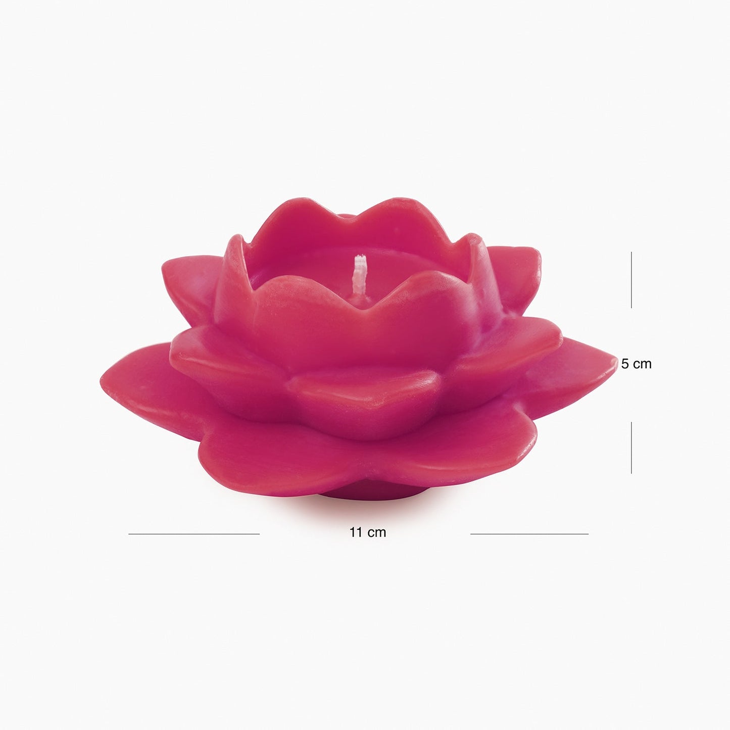 Pink Flower Shaped Candle