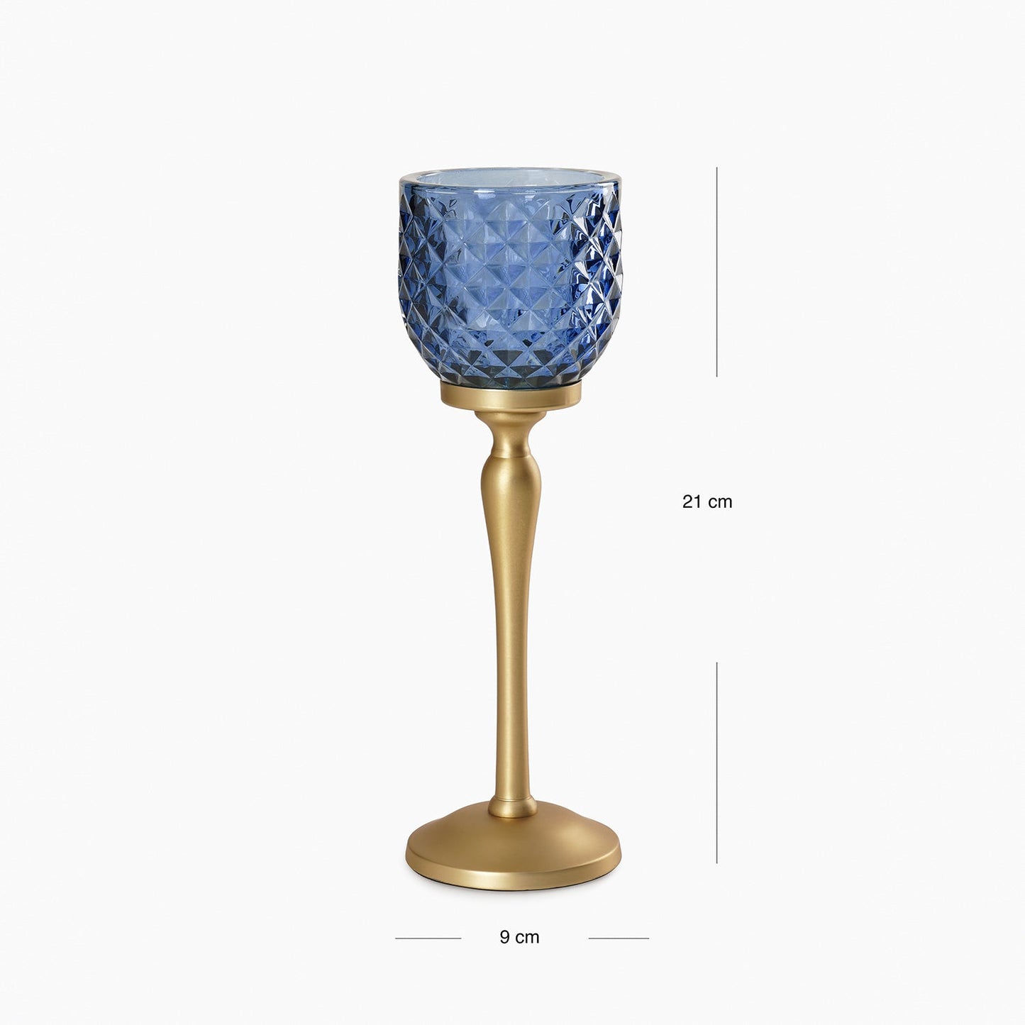 Blue Diamond Cut Hurricane - Small