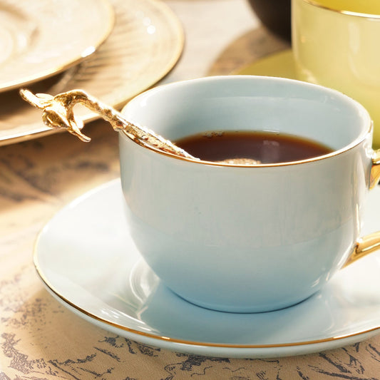 Light Blue Senorita Cup and Saucer