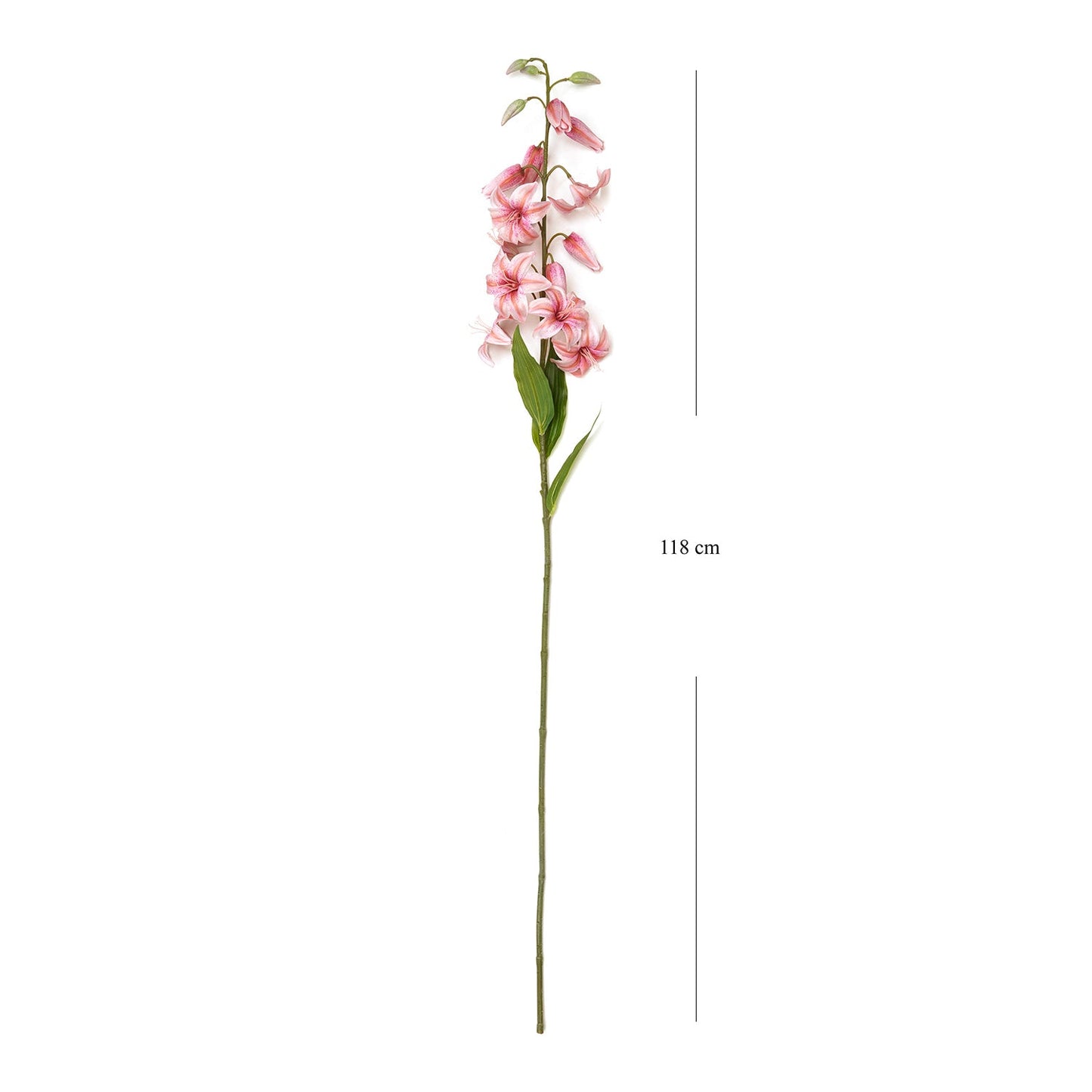 Pink Lily Artificial Flower Stem - Single