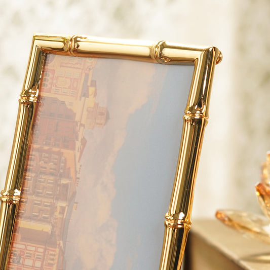 Gold Bamboo Photo Frame - Small
