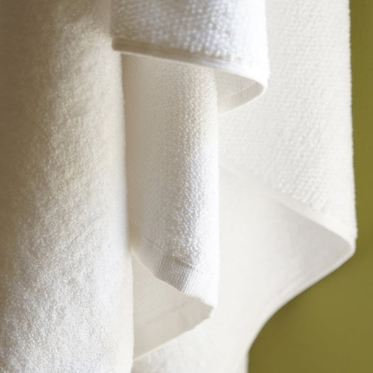 White Sheared Bath Towel
