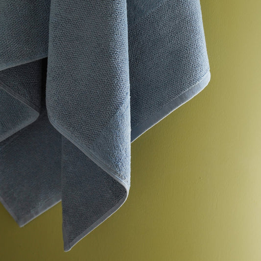 Indigo Sheared Bath Towel