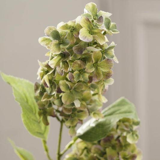 Green Artificial Hydrangea Paniculata Spray