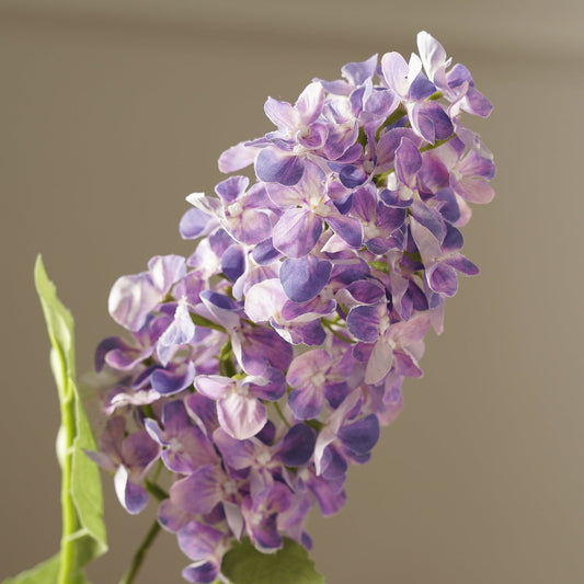Purple Artificial Hydrangea Paniculata Spray