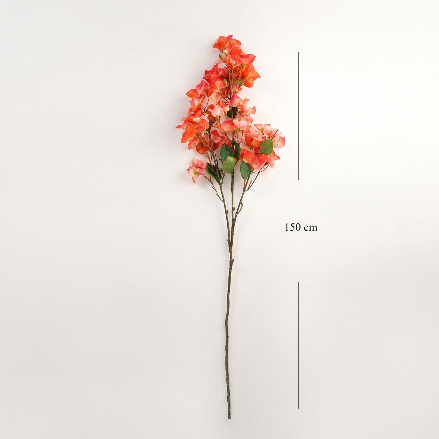Orange Bougainvellia Artificial Flower Stem - Single