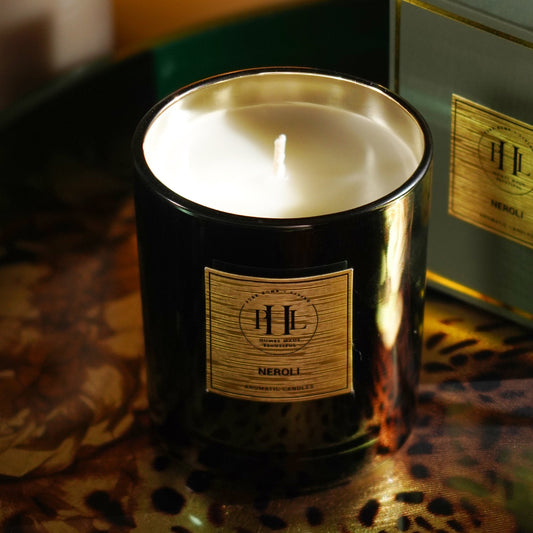 Green Scented Wax Filled Candle Jar - Neroli