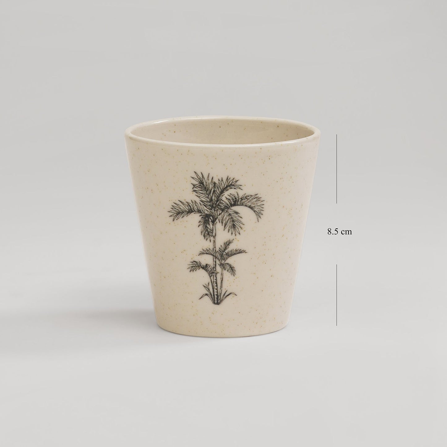 Ivory Ceramic Printed Tumbler