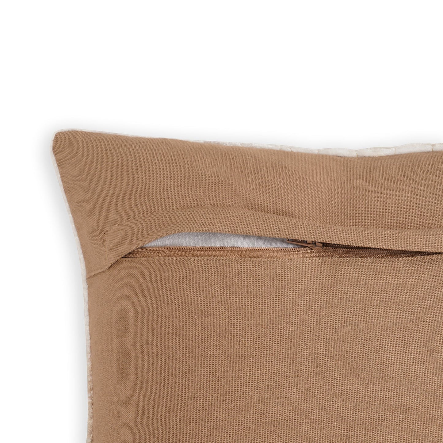 Beige Ombre Textured Cushion Cover