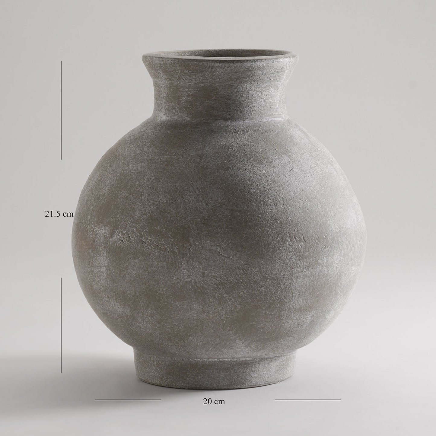 Grey Terracotta Earthen Vase