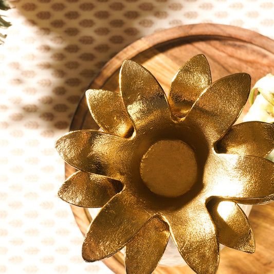 Gold Glass Pineapple Jar