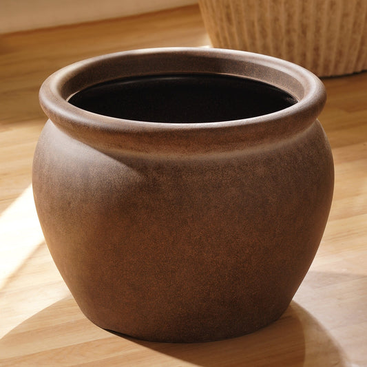 Brown Recycled Plastic Pot