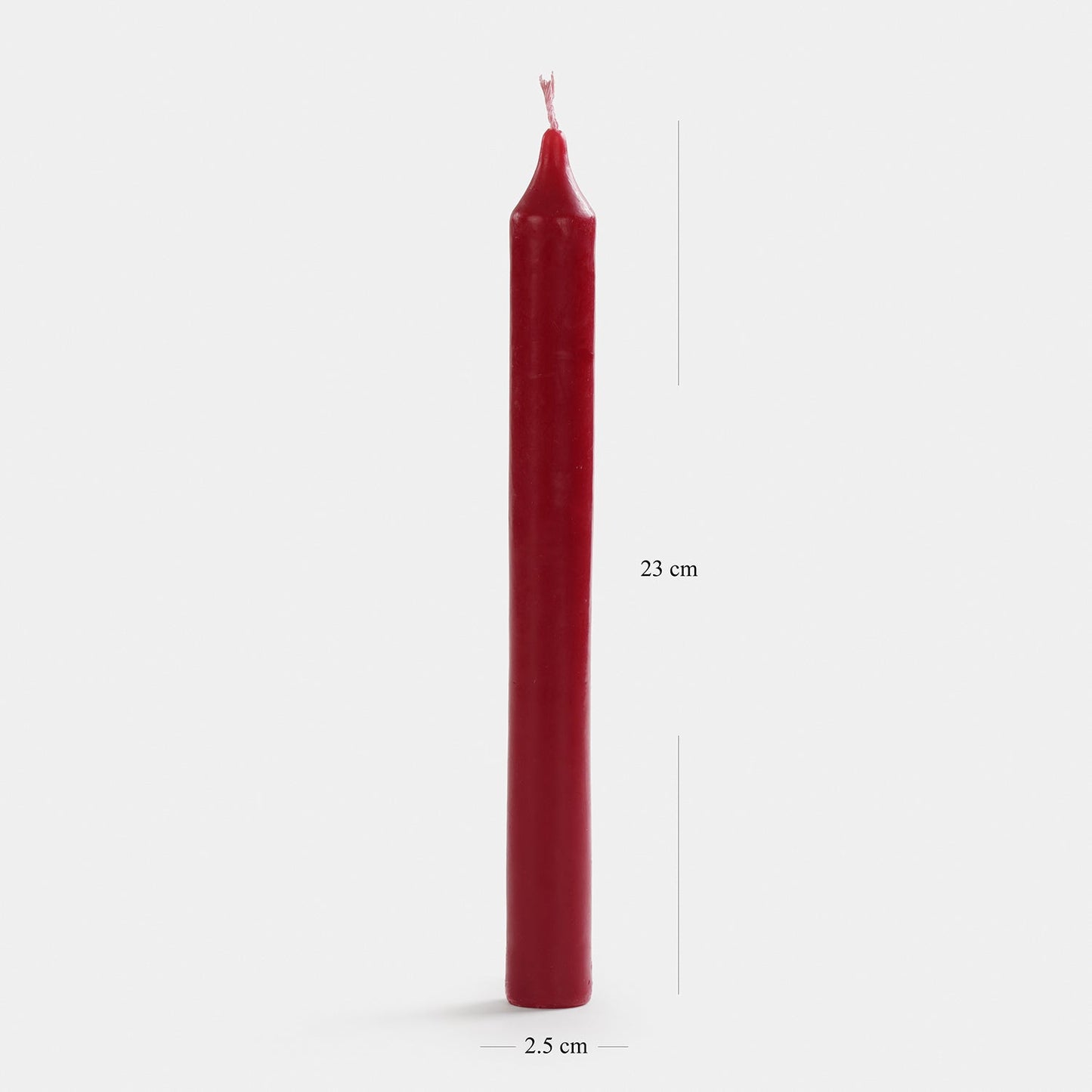 Set of 2 Red Spiced Apple Tapered Candles