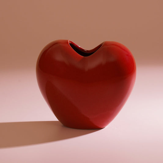 Heart Shaped Ceramic Vase