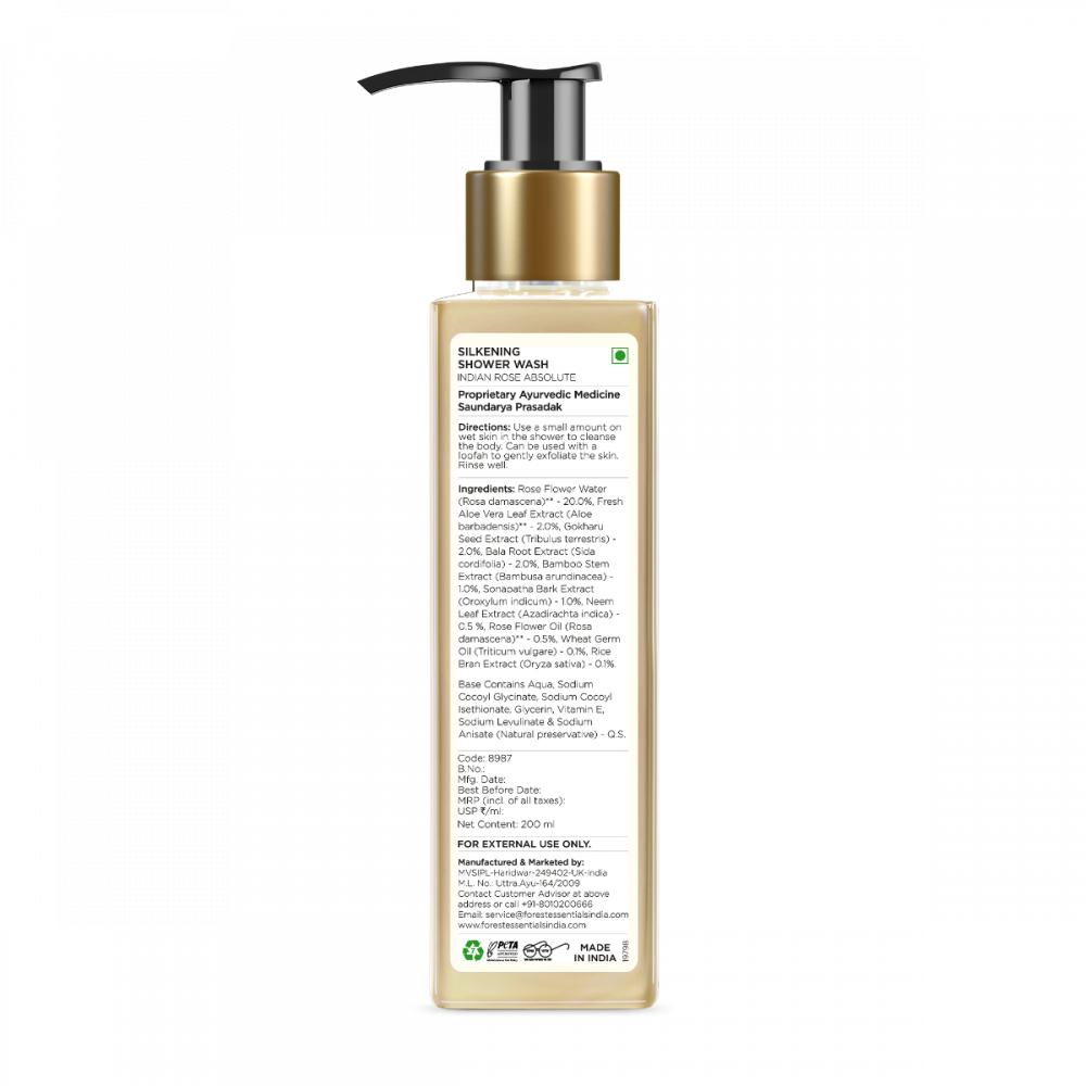 Silkening Shower Wash Indian Rose Absolute 200 ml