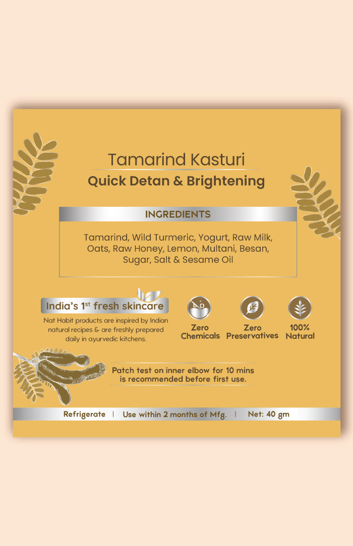 Fresh Tamarind Kasturi Detan Lepa Face Pack 40g