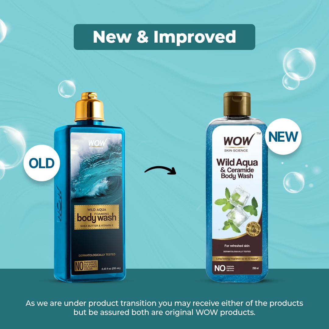 Foaming Body Wash with Shea Butter Refreshing Aquatic Experience 250ml