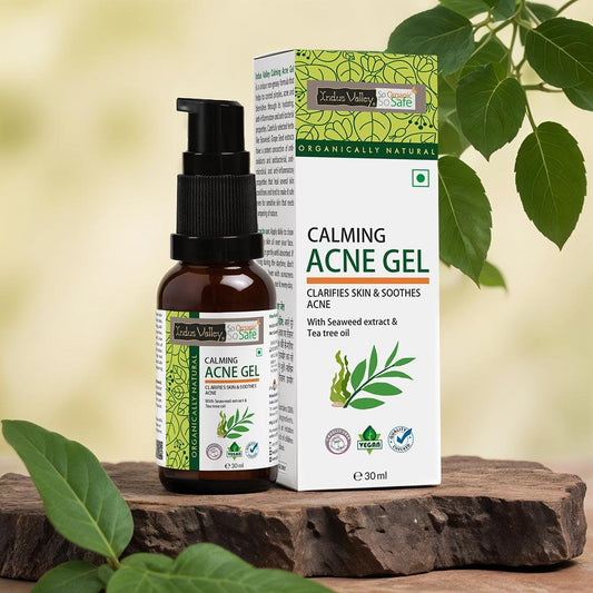 Calming Acne Gel Clarifies Skin & Soothes Acne With Seaweed Extract & Tea Tree Oil - 30ml. 30ml