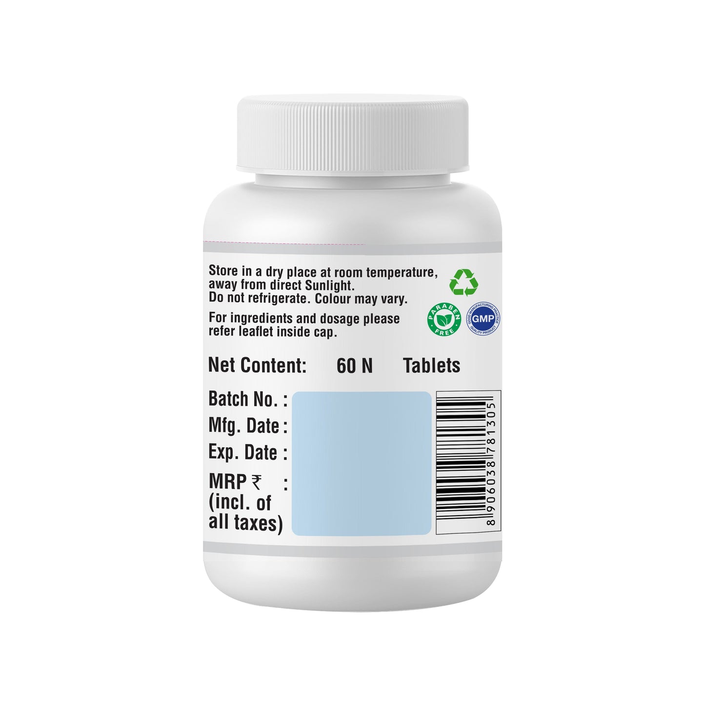 Amrutadi Vati - Anti-Bacterial, 60 Tabs | 500 mg 500mg