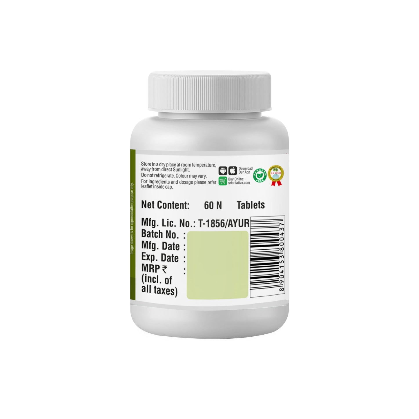 Amruth - Immuno Modulator | Immunity Booster | Anti-Bacterial & Anti-Viral | 60 Tabs, 500 mg 500mg