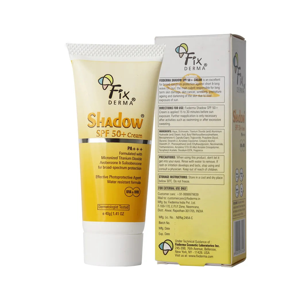Shadow Sunscreen SPF 50 + Cream 40g Pack of 2 40gx2